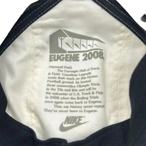 Nike Vintage Eugene Oregon 2008 Hayward Field East Grand Stands hat. Like new! o - Picture 5 of 6